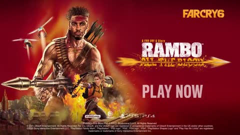 Far Cry 6 - Free Rambo Crossover Mission Trailer PS5, PS4