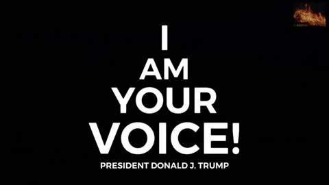 President Trump, I AM YOUR VOICE