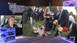 Trump Visits Grave of Fallen Marine With Hero's Son in Dad's Uniform on Memorial Day | So Moving!