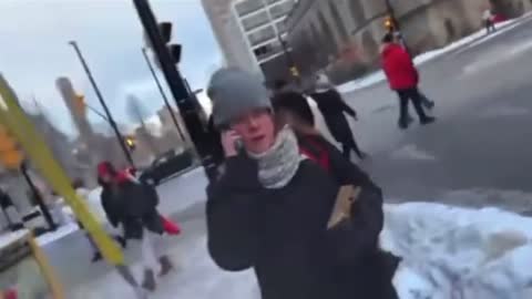 Unhinged Ottawa man then attacks the father of the girl he stole the flag from