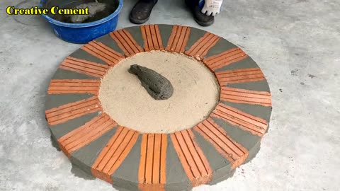 How to make a 2 in 1 wood stove from beautiful red bricks