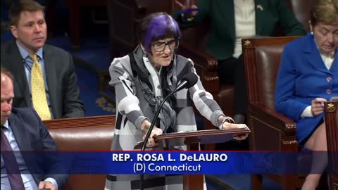 Rosa DeLauro on stealing tax money I mean Ukraine aid
