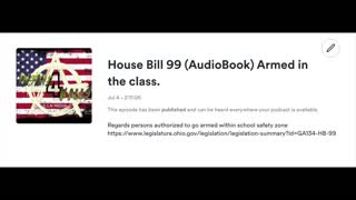House Bill 99 AudioBook Armed in the class