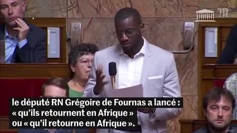 Alors que le député LFI Carlos Martens Bilongo parlait du «drame de l'immigration clandestine »