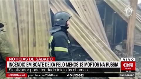 Incêndio em boate deixa pelo menos 13 mortos na Rússia | CNN SÁBADO