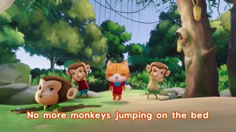 Five Little Monkeys｜Barkley – Nursery Rhymes & Kids Songs