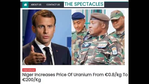 Francia in panico: Uranio / Niger, da 0.80 a 200 euro!