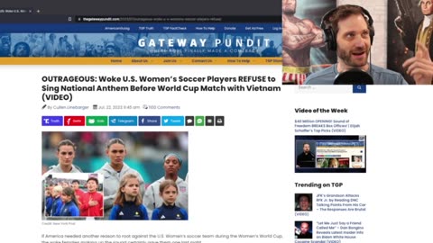 WOMEN SOCCER TEAM IS ALL PISSY ABOUT NATIONAL ANTHEM DURING WORLD CUP