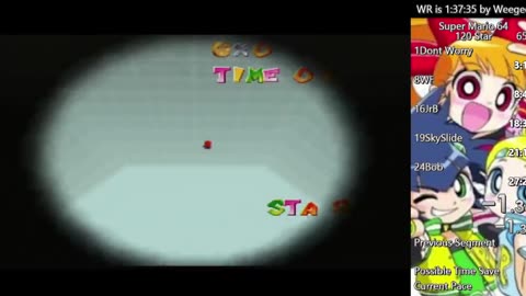 Super Mario 64 100% 120star Speedrun no reset #9