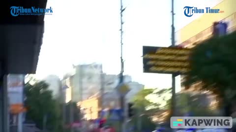 These are the Seconds of 2 Russian Kamikaze UAVs Hitting the Ukrainian capital Kiev