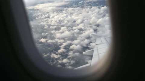 Beautiful view from aeroplane