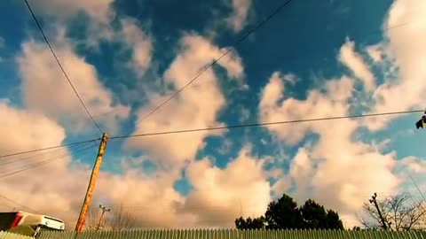 Moving Clouds Time Lapse Sky Video Background Effects