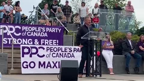 PPC Rally with Max in Kelowna, BC. 9/21