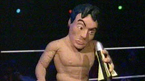 Celebrity Deathmatch - Arnold vs. Sylvester Stalone