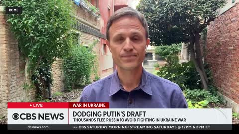 Thousands flee Russia to avoid fighting in Ukraine war