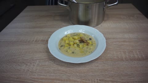 KULAJDA | dill soup wth mushrooms | Czech cuisine