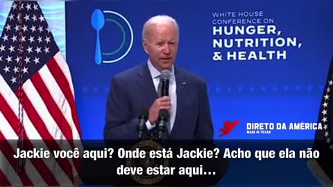 Biden Chama Deputada Falecida