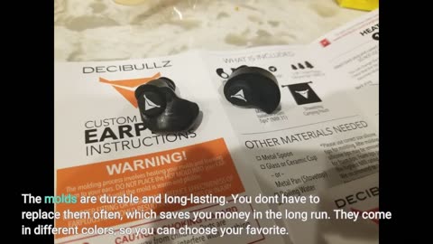Customer Reviews: Decibullz - Custom Molded Earplugs, 31dB Highest NRR, Comfortable Hearing Pro...