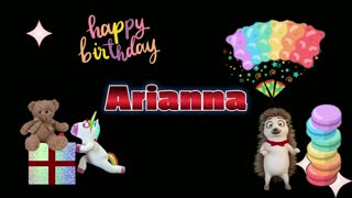 Happy Birthday Arianna