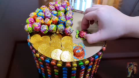 DIY ROUND CANDY CAKE INSPIRED BY KIDDIES