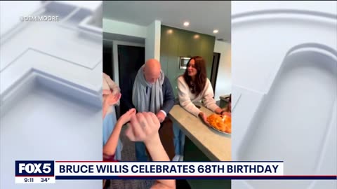 Bruce Willis celebrates 68th birthday