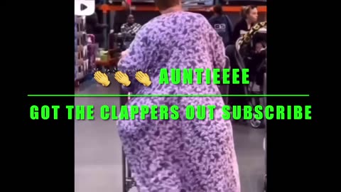SUBSCRIBE AUNTIE GOT THE CLAPPERS OUT OMG 😱 👏 👏 ✌️