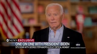 Biden Loses Train of Thought When Asked About Debate During ABC Interview