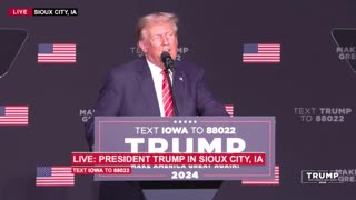 President Trump Speaks in Sioux City, Iowa - October 29, 2023