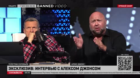 EXCLUSIVE! Alex Jones Appears On Top Russian Talk Show - "Americans Are Against The War"