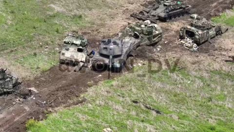 Scary Ukrainian losses#leopard#Brandley#Cezar#300_fighters according to Russian Ministry of Defense