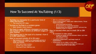 Weekly Webinar #64: How To Succeed At YouTubing