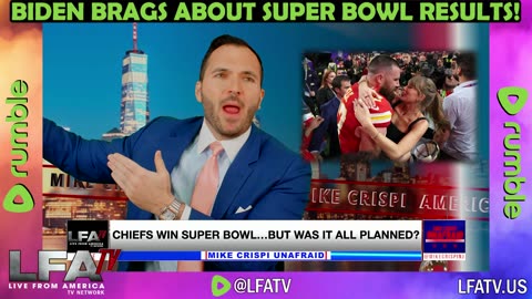 BIDEN BRAGS ABOUT SUPER BOWL RESULTS!