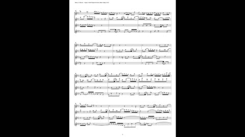 J.S. Bach - Well-Tempered Clavier: Part 1 - Fugue 01 (Flute Quartet)