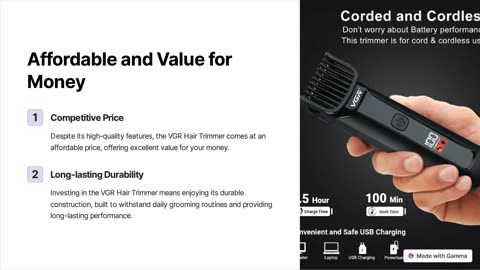 5 Benefits of Choosing VGR Hair Trimmer for Your Grooming Needs