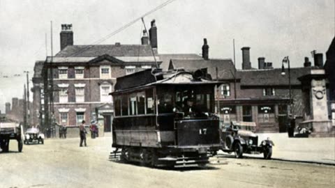 Trams in Stoke-on-Trent up till 1928 Red Lion Hotel to the city centre