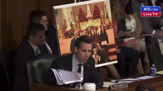 Senator Hawley rails AG Garland about the FBI's targeting of Catholics with infiltration and spying