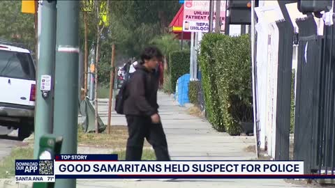 Good Samaritan helps woman who was stabbed by homeless man