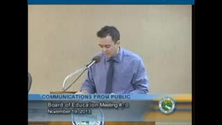 "Children are getting nosebleeds from the wireless technology" Father states to CA School Board