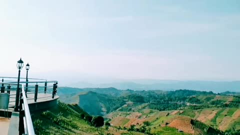 Terasering Mesjid Panyaweuyan, majalengka, Jawa Barat, indonesia