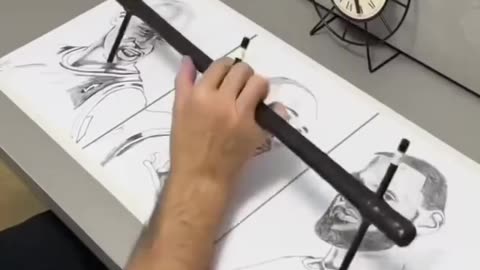 Not Everyone Will Be Able To Draw Three Different Portraits With Such A Tool!