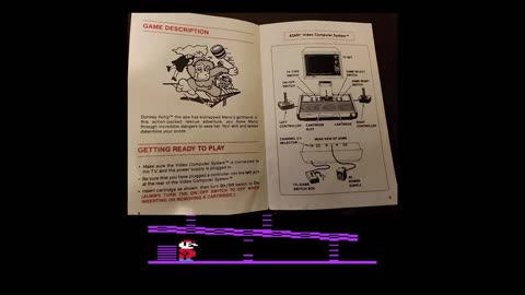 Donkey Kong (Atari 2600) -- Game Manuals Were Cool