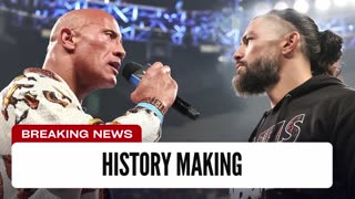 Rock Set To Make History At WrestleMania