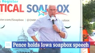 WATCH: Mike Pence PROMISES To Finish The Wall During August 10th IOWA SOAPBOX Speech