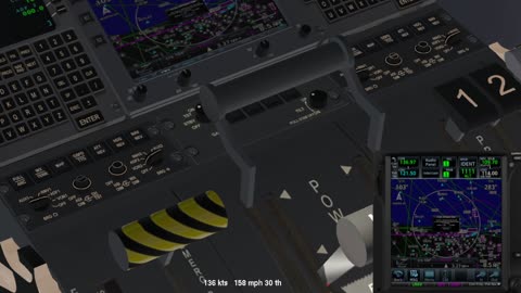 DeHav Dash8 - Q300 - Xplane 11.55 - testing the gps and the garmin 750 -