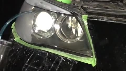 Car headlights Beauty Suit Car Repair # Car Maintenance and Repair Automobile Beauty