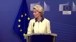 Von der Leyen says wants to end dependency on Russian gas