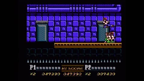 Double Dragon II: The Revenge Two-Player Playthrough (Actual NES Capture)
