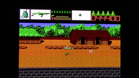 I'm playing alien brigade atari 7800 on atari vcs