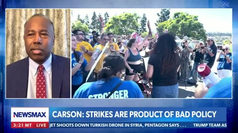 Dr Ben Carson: Healthcare workers go on strike | Newsmax TV