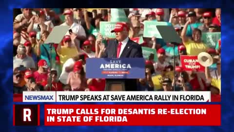 Trump Calls for DeSantis Re-election